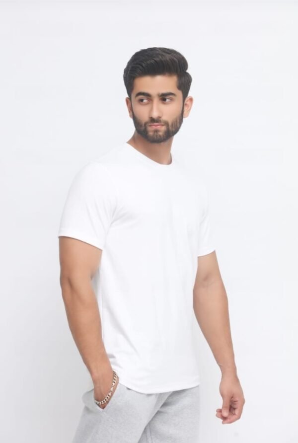 Premium Cotton/Lycra T-Shirt (V-Neck)