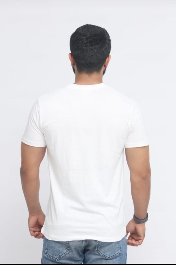 Premium Cotton/Lycra T-Shirt (V-Neck) - Image 4